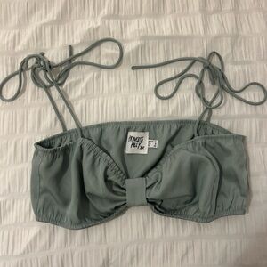 Princess Polly Ava Mint Green Crop size 8